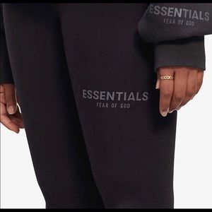 Fear of God Essentials black woman’s leggings
